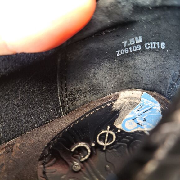 Boc Born Peggy Slip-On Clogs WOMENS Size 7.5M Black FLORAL Embossed COMFY Shoes - Picture 4 of 11